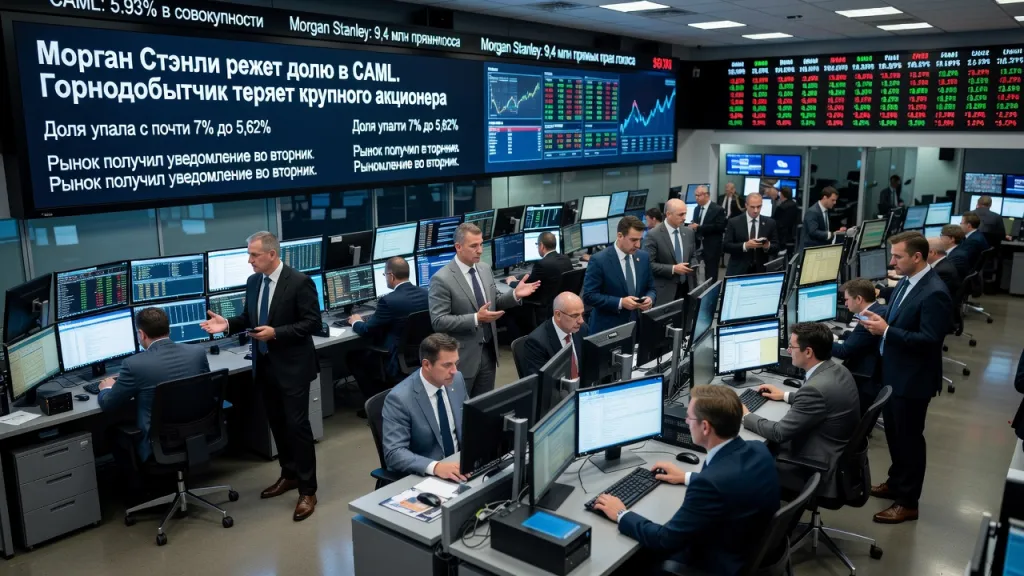Morgan Stanley режет долю в CAML. Горнодобытчик теряет крупного акционера